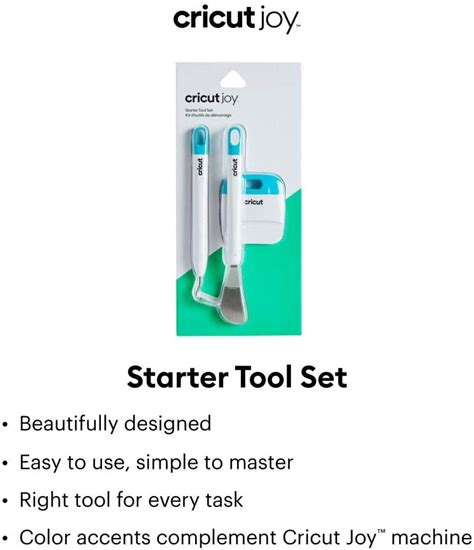 Cricut Joy Starter Tool Set; 3-piece set includes the tools you need for Cricut Joy™ projects; Perfect for a wide variety of projects, including vinyl decals, custom cards & labels; Must-have companion for Cricut Joy.